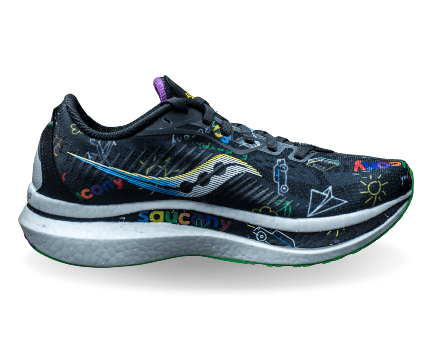 Giày chạy bộ Nam Saucony Endorphin Speed 2 - Đen (Black/Multi)