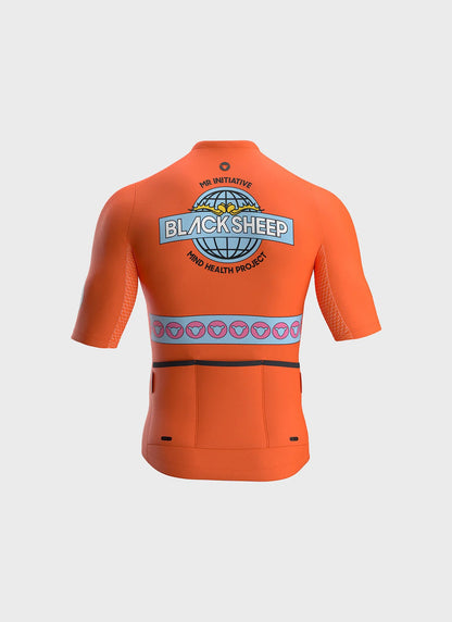 Áo đạp xe Nam Black Sheep TEAM Jersey - Outside Flame