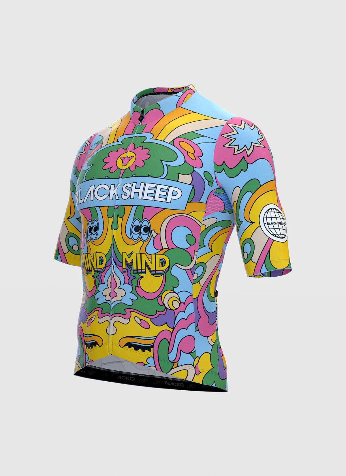 Áo đạp xe Nam Black Sheep TEAM Jersey - The Deified Mind