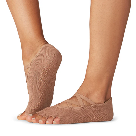 Vớ Toesox Grip Half Toe Elle - Natural