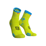 Compressport Pro Racing Socks V3.0 Run High - Fluo Yellow