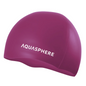 Mũ bơi Aqua Sphere Plain Silicone Cap - Dark Pink White