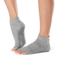 Vớ Toesox Grip Half Toe Ankle - Xám (Heather Grey)