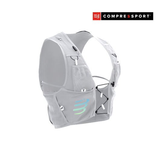Vest chạy Trail Compressport UltRun Evo 10 - Xám (Gray Violet/Blue Green)