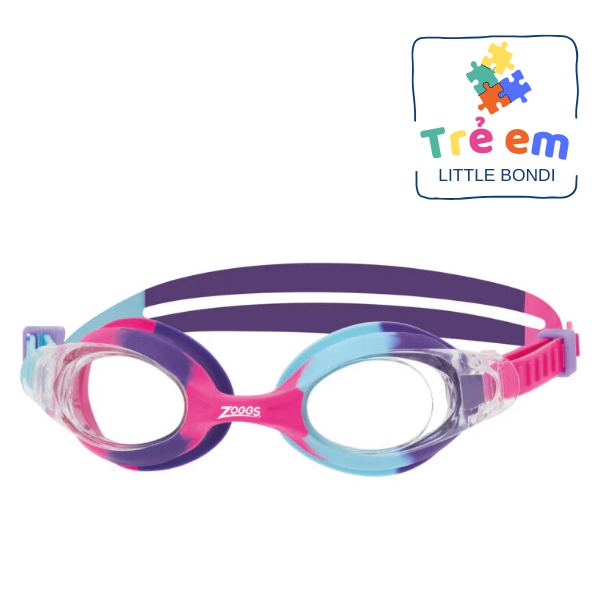 Kính Bơi Trẻ Em Zoggs Little Bondi - Aqua Purple/Clear
