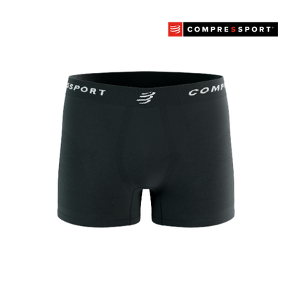 Quần Lót Thể Thao Nam Compressport Feelfree Seamless Boxer - Đen (Black)