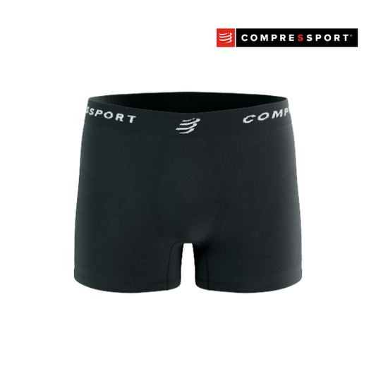 Quần Lót Thể Thao Nam Compressport Feelfree Seamless Boxer - Đen (Black)