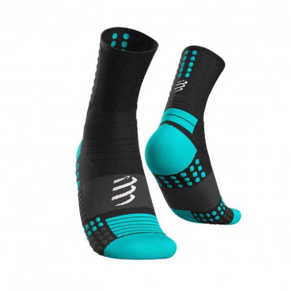 Tất chạy bộ Compressport Pro Marathon Socks - Đen (Black)