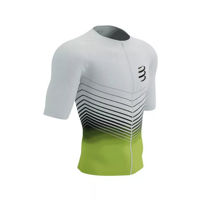 Áo Ba môn Nam Compressport Tri Postural Aero SS Top M - Trắng (White/Evening)