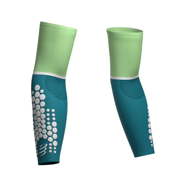 Băng bảo vệ ống tay Compressport Unisex's Arm Force Ultralight - Xanh (Enamel)