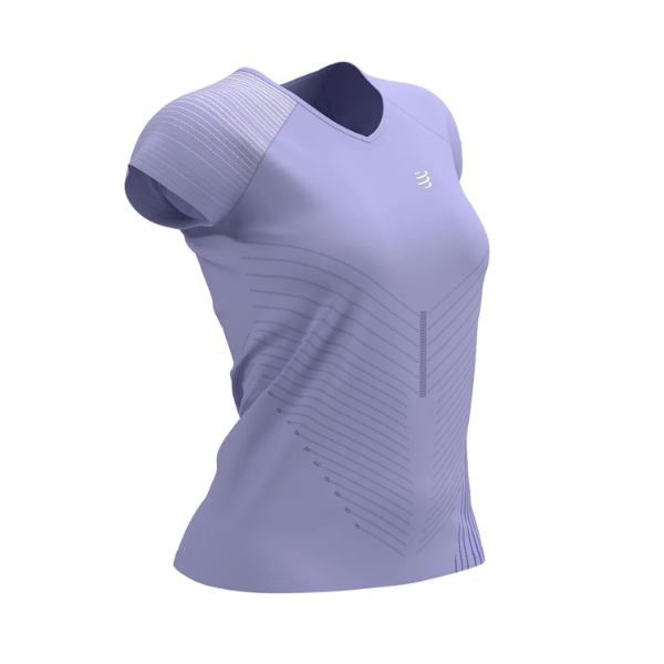Áo chạy bộ Nữ Compressport Performance SS TShirt - Tím (Orchid Petal/Purple)