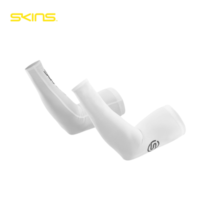 Băng bảo vệ ống tay SKINS Unisex's Series-1 Arm Sleeves - Trắng (White)