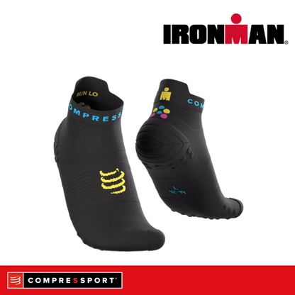 Tất Chạy Bộ Compressport Pro Racing Socks v4.0 Run Low IRONMAN 2026 - Trắng