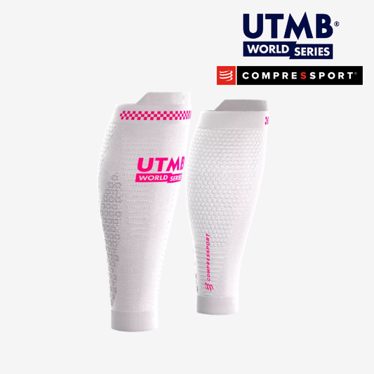 Băng bảo vệ bắp chân Compressport Calf Sleeves R2 3.0 (Phiên bản UTMB) - Trắng