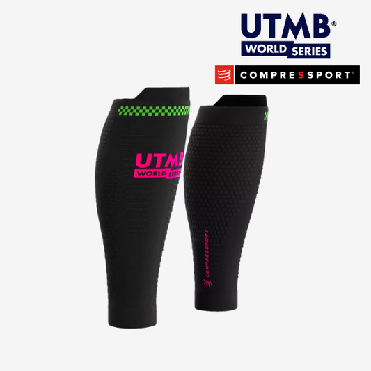 Băng bảo vệ bắp chân Compressport Calf Sleeves R2 3.0 (Phiên bản UTMB) - Đen