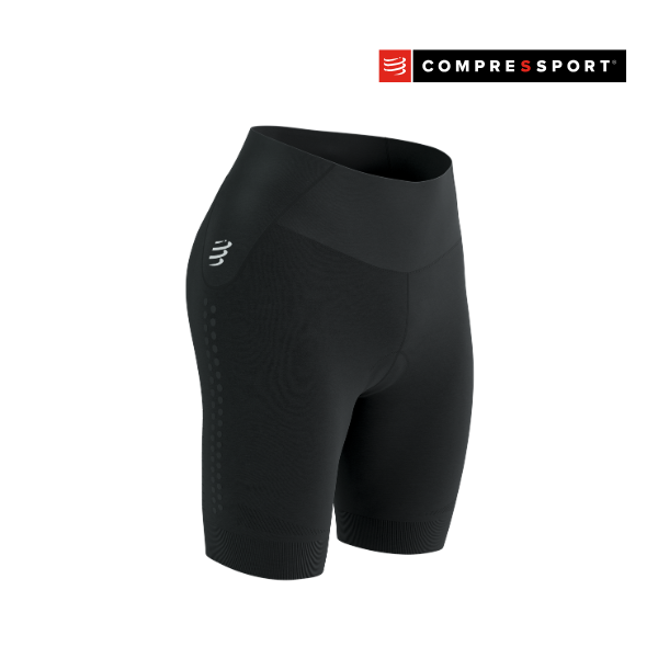 Quần Ba Môn Nữ Compressport Tri Under Control Short - Đen (Black)