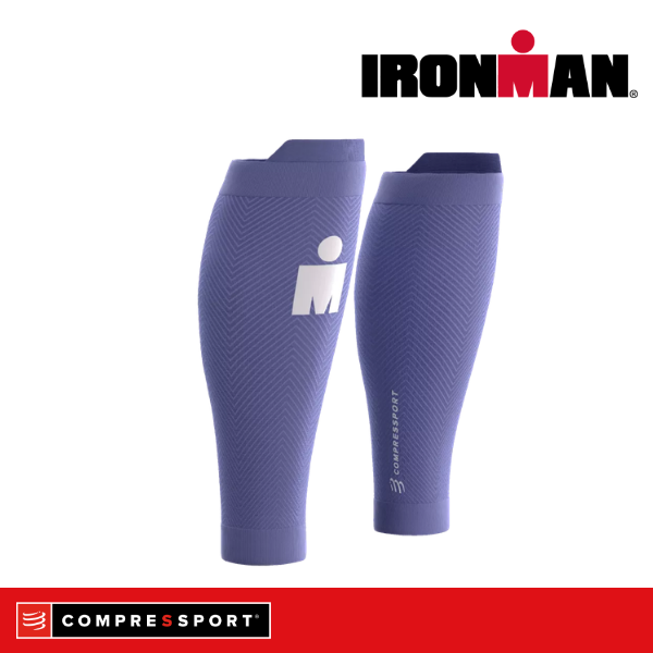 Băng Bảo Vệ Bắp Chân Compressport Calf Sleeves R2 Oxygen IRONMAN 2026 - Tím Jacaranda
