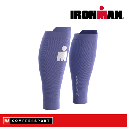 Băng Bảo Vệ Bắp Chân Compressport Calf Sleeves R2 Oxygen IRONMAN 2026 - Tím Jacaranda