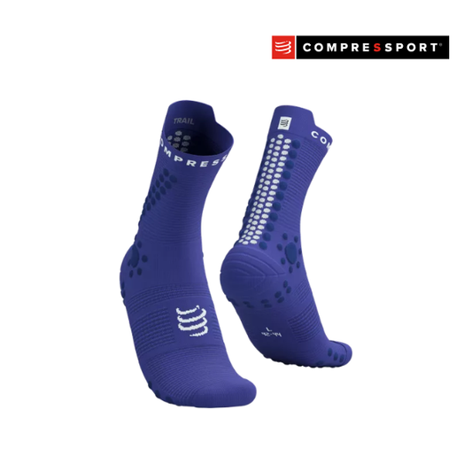 Tất chạy Trail Compressport Unisex's Pro Racing Socks v4.0 Trail - Xanh (Dazz Blue/Blues)