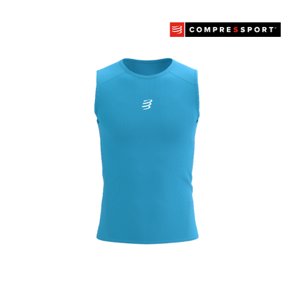 Áo chạy Trail Nam Compressport Trail Racing Tank - Xanh (Norse Blue)