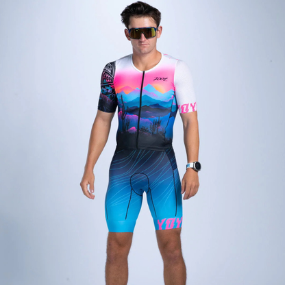 Đồ ba môn Nam Zoot Men's Ltd Tri Aero Fz Racesuit - Elements