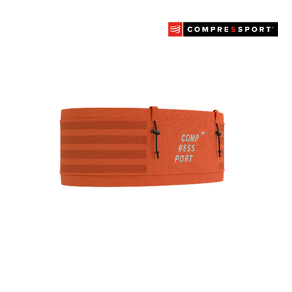Đai chạy bộ Compressport Unisex's Free Belt Pro - Đỏ (Tigerlily/Fluo Red)