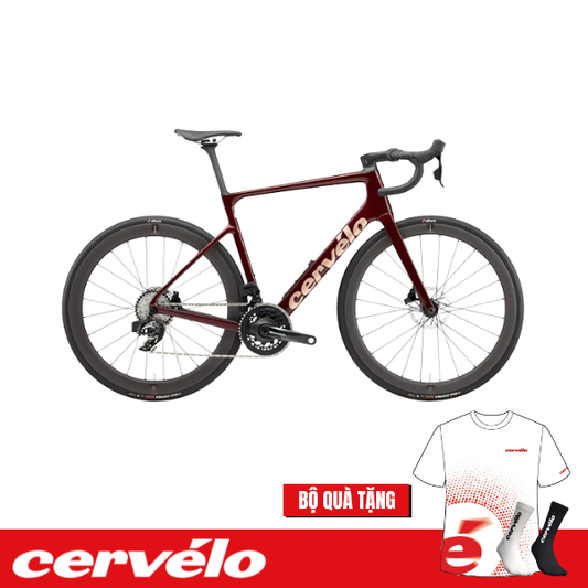 Xe đạp Cervelo R5 - Đỏ (Oxblood)