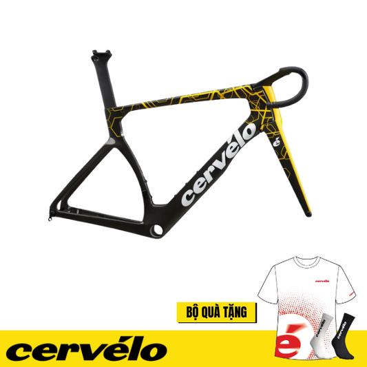 Sườn Xe Đạp Road Cervélo S5 Rival eTap AXS - Team Visma