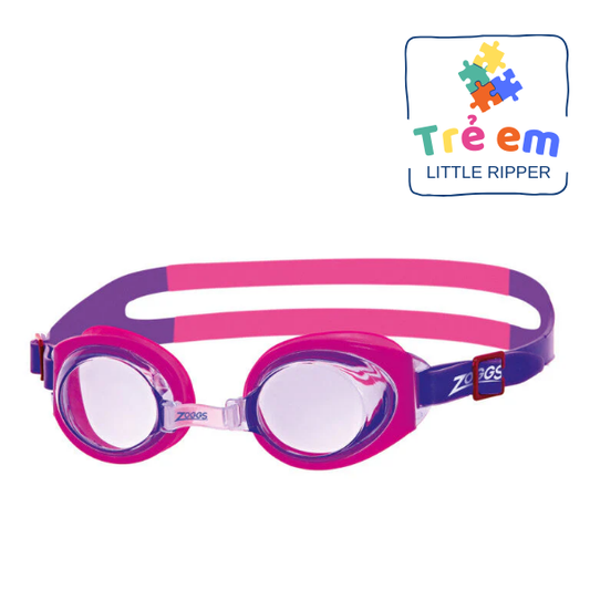 Kính Bơi Trẻ Em Zoggs Little Ripper - Pink Purple/Tint Purple