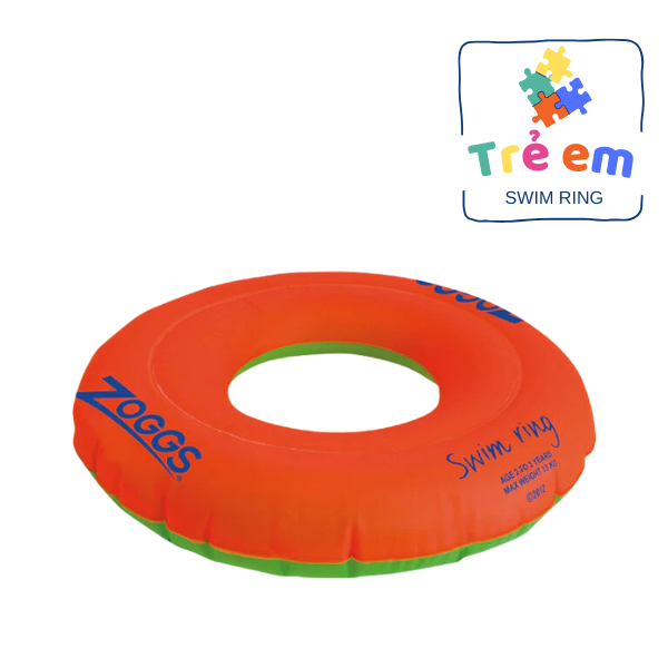 Phao bơi trẻ em Zoggs Swim Ring - El Valves - Cam (Orange)