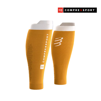 Băng bảo vệ bắp chân Compressport Calf Sleeves R2 3.0 - Vàng (Sunflower/Gray)