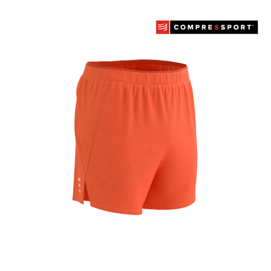 Quần Chạy Bộ Nam Compressport Performance Short - Tigerlily