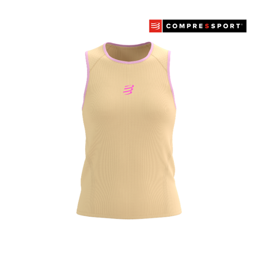 Áo chạy Trail Nữ Compressport Trail Racing Tank - Apricot