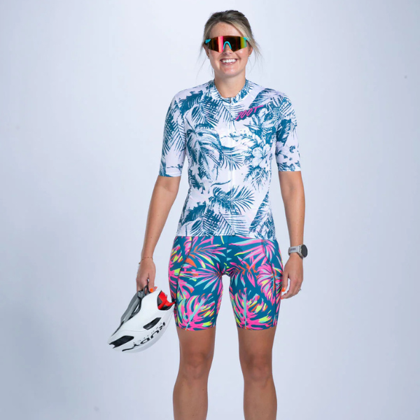 Áo Đạp Xe Nữ Zoot Women's Cycle Aero Jersey - Island Original