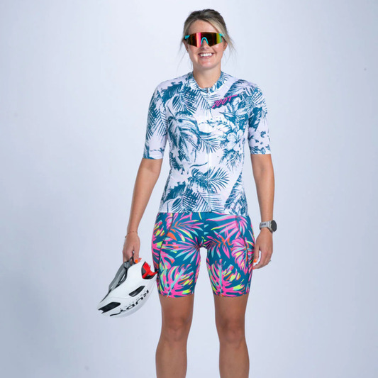 Áo Đạp Xe Nữ Zoot Women's Cycle Aero Jersey - Island Original