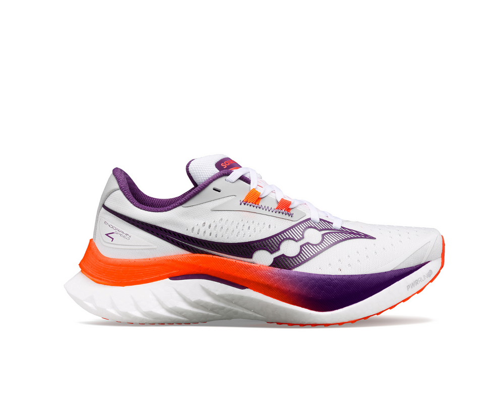 Giày chạy bộ Nữ Saucony Endorphin Speed 4 - Trắng (White/Orange)