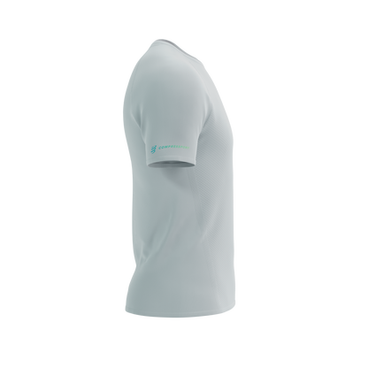 Áo Chạy Trail Nam Compressport Trail Racing SS Tshirt - Xám Gray/Violet