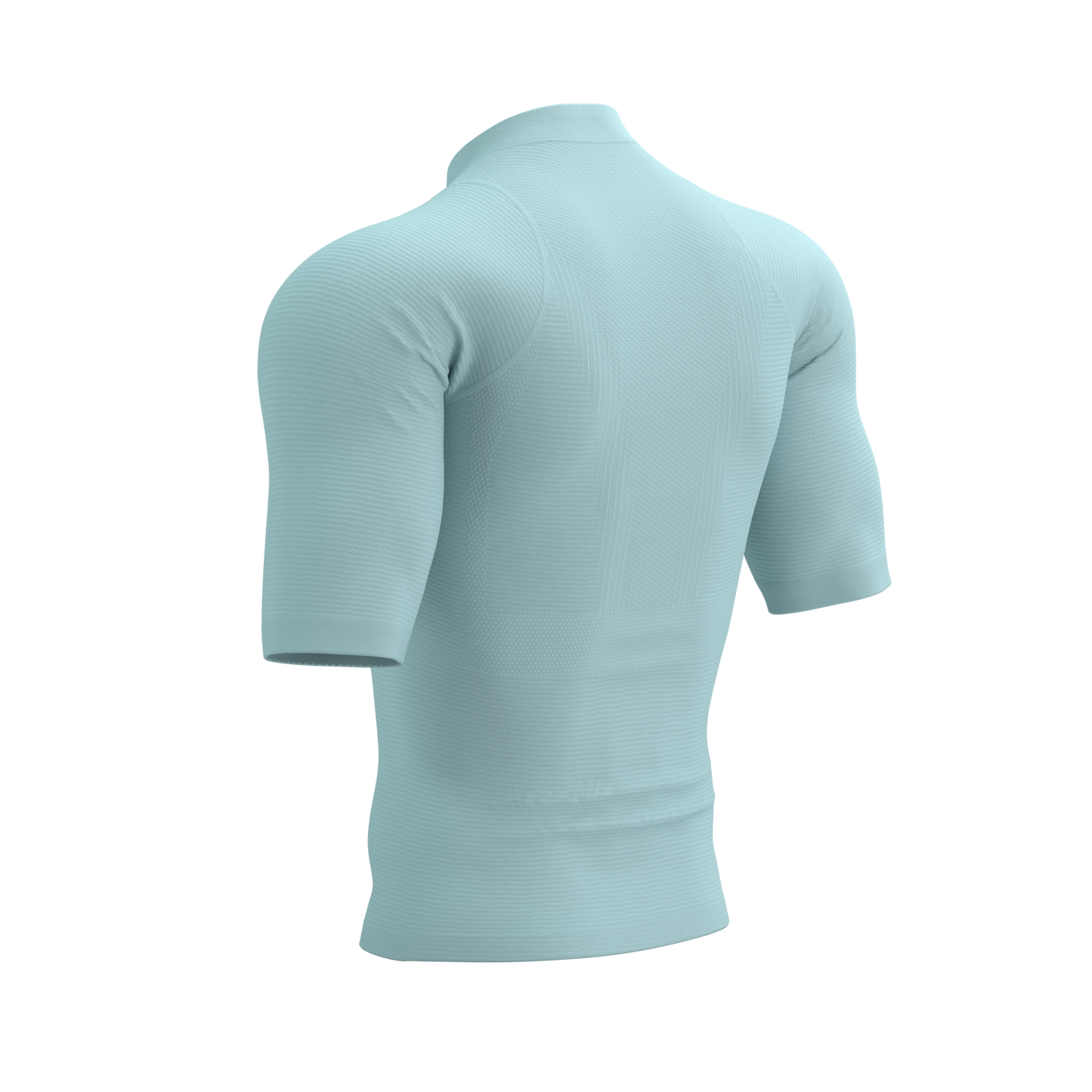 Áo chạy Trail Nam Compressport Trail Racing Postural SS Top - Xanh Ether