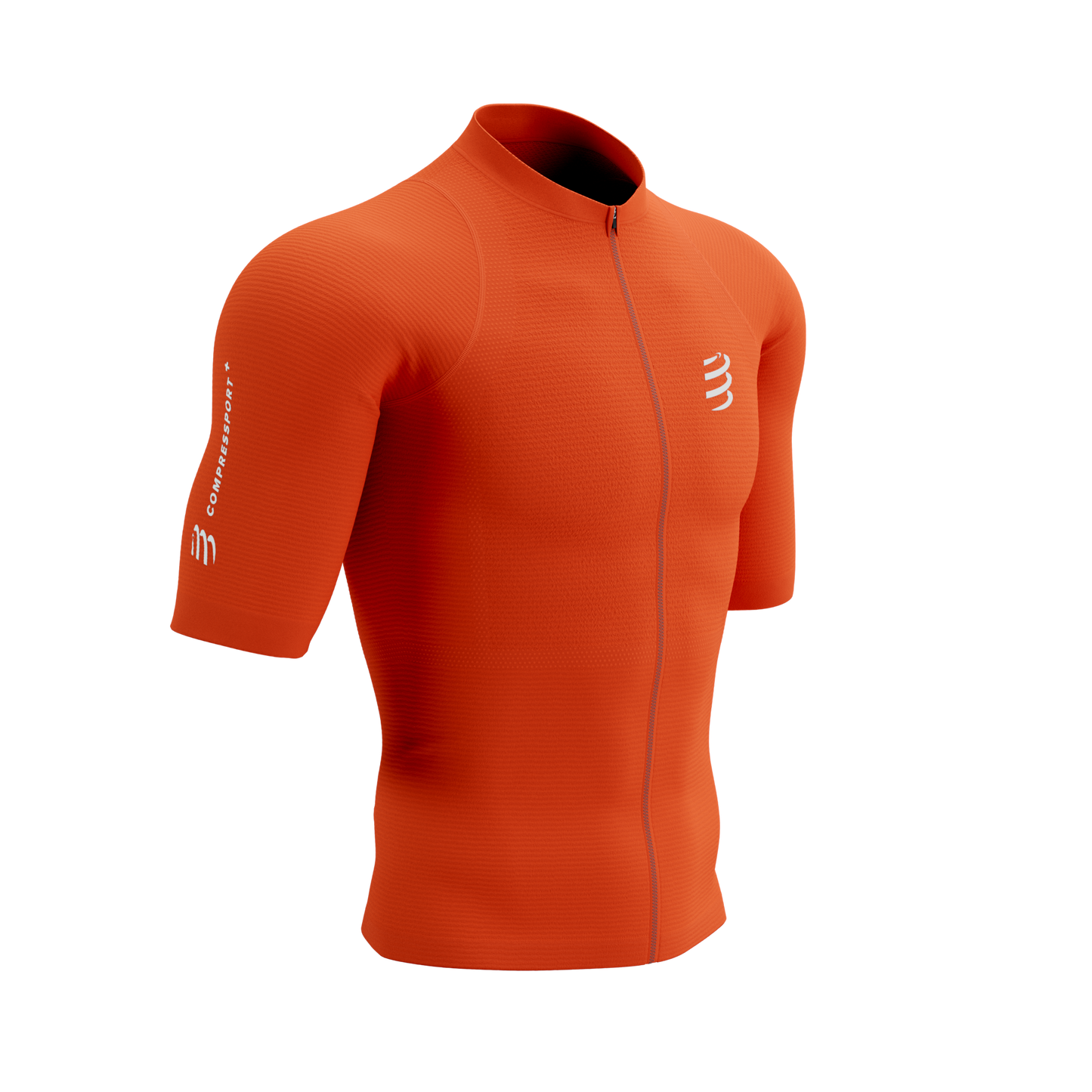 Áo chạy Trail Nam Compressport Trail Racing Postural SS Top - Cam Tigerlily