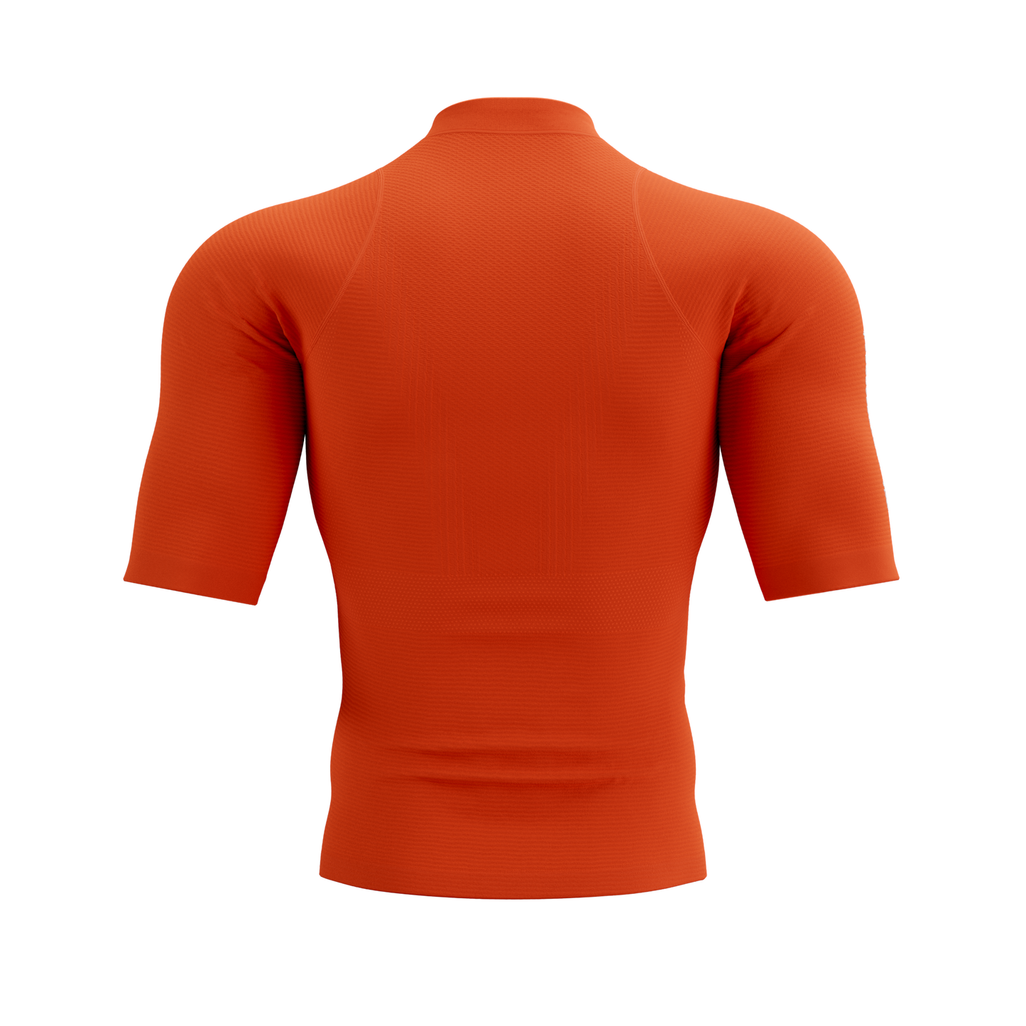 Áo chạy Trail Nam Compressport Trail Racing Postural SS Top - Cam Tigerlily