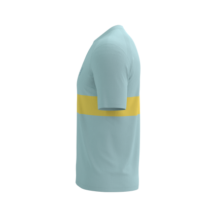 Áo chạy Bộ Nam Compressport Performance SS Tshirt - Ether/Lemon