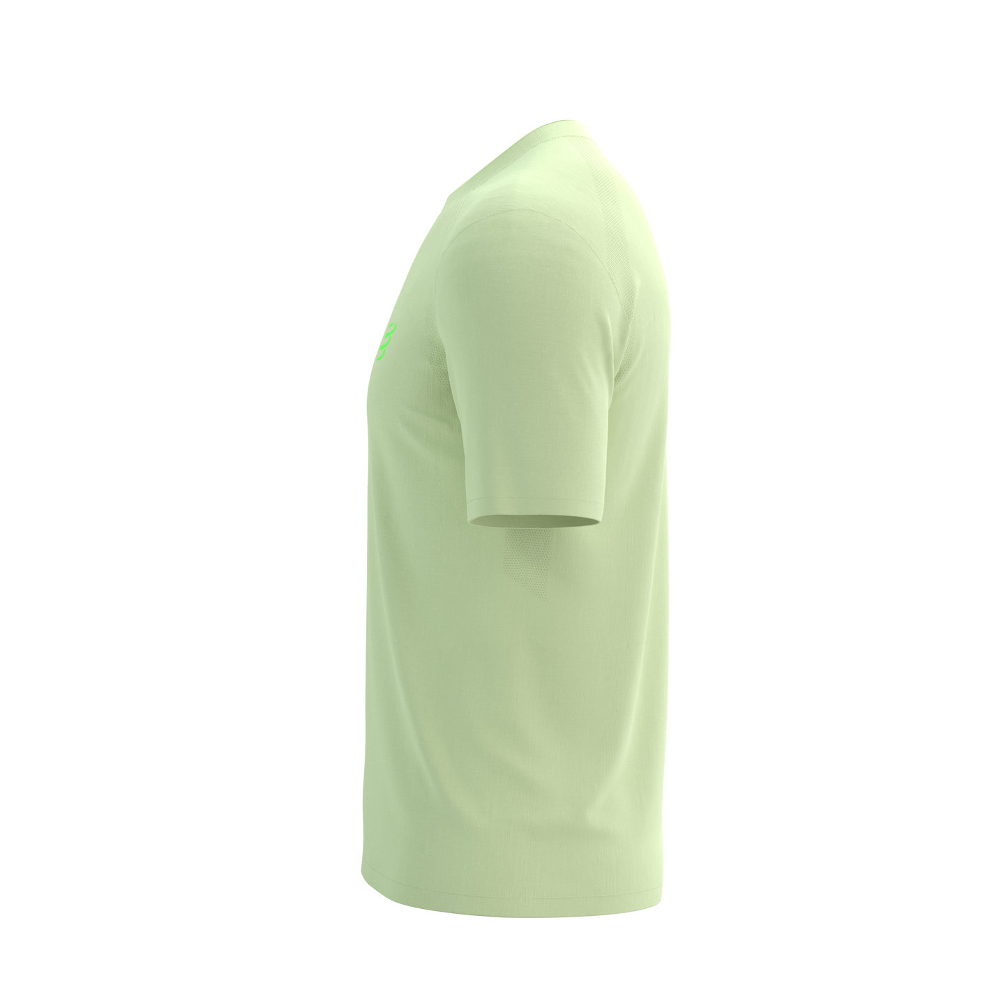 Áo chạy Bộ Nam Compressport Performance SS Tshirt - Xanh Lime