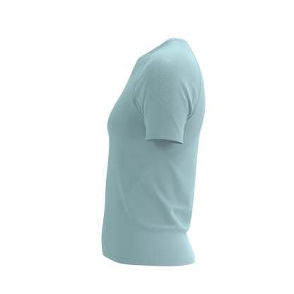 Áo Chạy Trail Nữ Compressport Trail Racing SS Tshirt - Xanh Ether