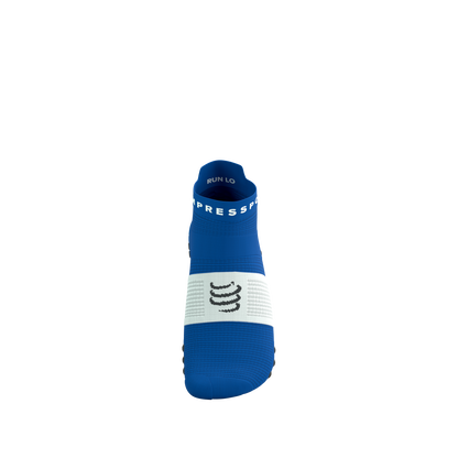 Tất Chạy Bộ Compressport Pro Racing Socks v4.0 Run Low - Xanh Princess Blue/White