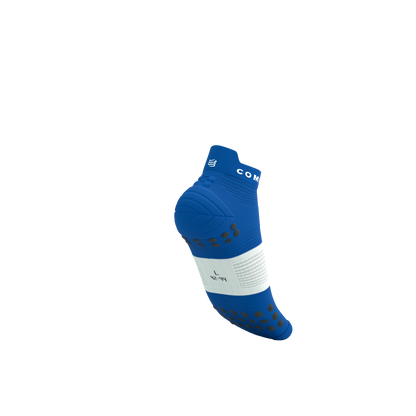 Tất Chạy Bộ Compressport Pro Racing Socks v4.0 Run Low - Xanh Princess Blue/White