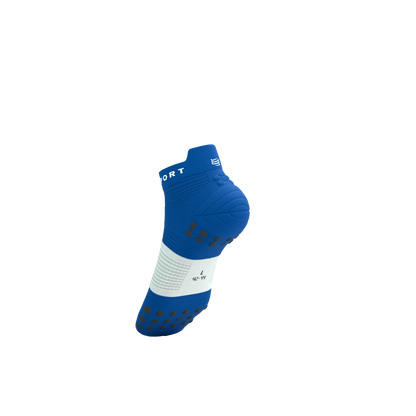 Tất Chạy Bộ Compressport Pro Racing Socks v4.0 Run Low - Xanh Princess Blue/White