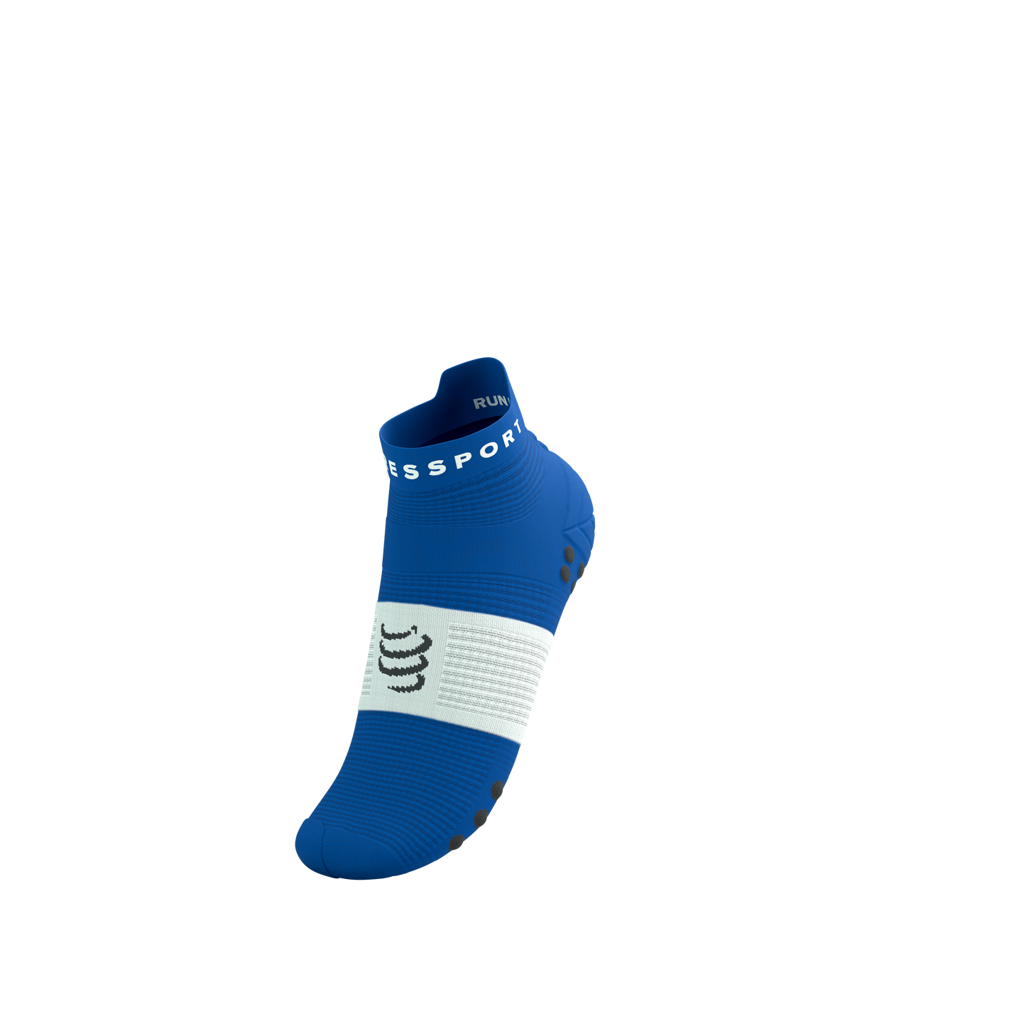Tất Chạy Bộ Compressport Pro Racing Socks v4.0 Run Low - Xanh Princess Blue/White