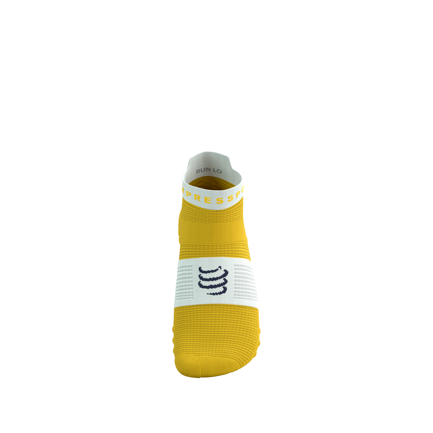 Tất Chạy Bộ Compressport Pro Racing Socks v4.0 Run Low - Vàng Lemon/White