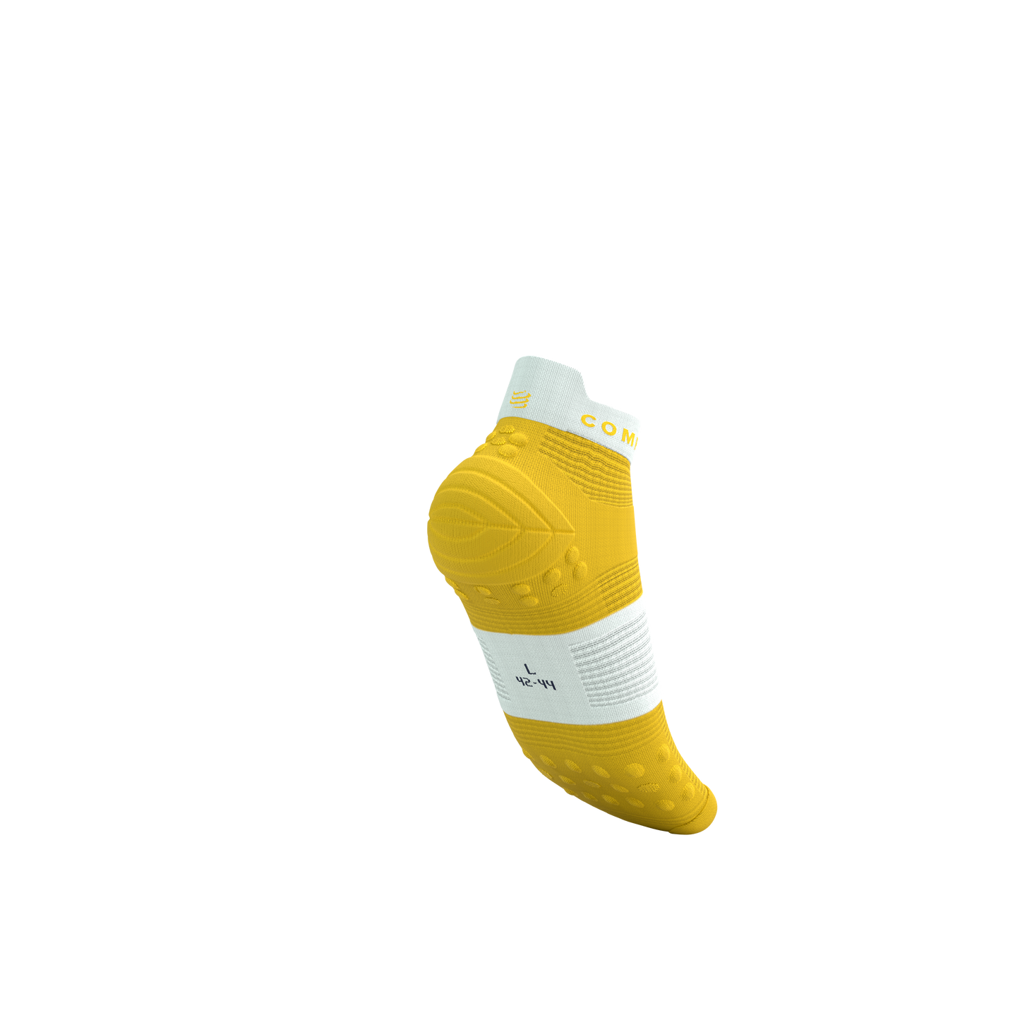 Tất Chạy Bộ Compressport Pro Racing Socks v4.0 Run Low - Vàng Lemon/White