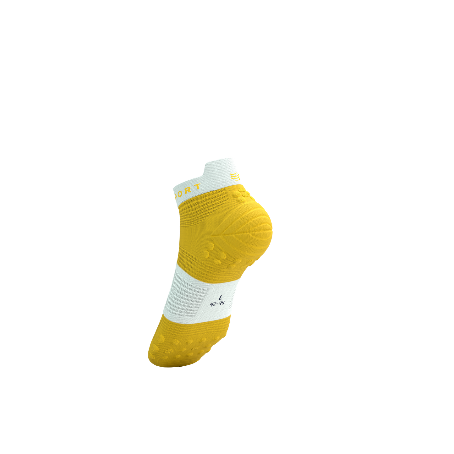 Tất Chạy Bộ Compressport Pro Racing Socks v4.0 Run Low - Vàng Lemon/White